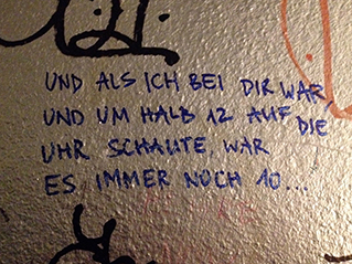 Und als ich bei dir&nbsp;war